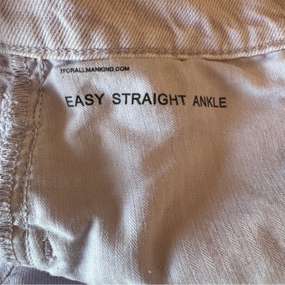 7 For All Mankind Lilac Easy Straight Ankle - Picture 14 of 15